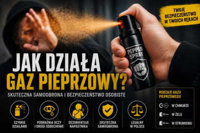 Jak działa gaz pieprzowy? Skuteczna samoobrona i bezpieczeństwo